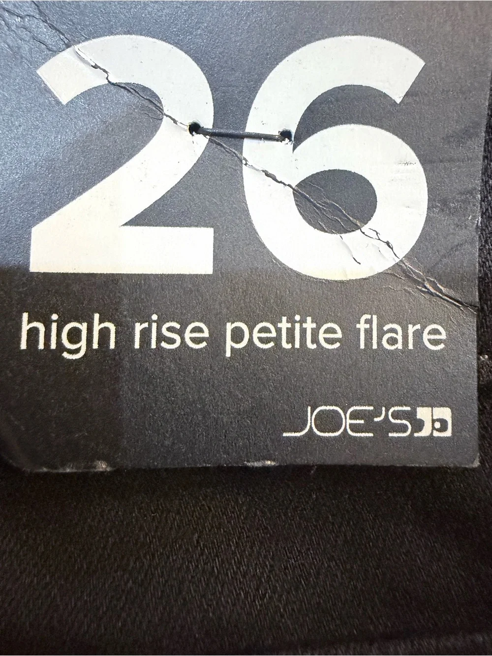 Joe's Jeans Black High-Rise Petite Flare